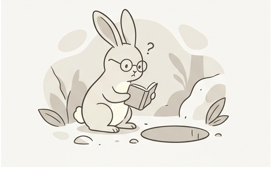 Rabbit reading